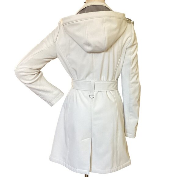 Calvin Klein Hooded Trench Coat XS Water Wind Resistant 75N - Picture 12 of 15